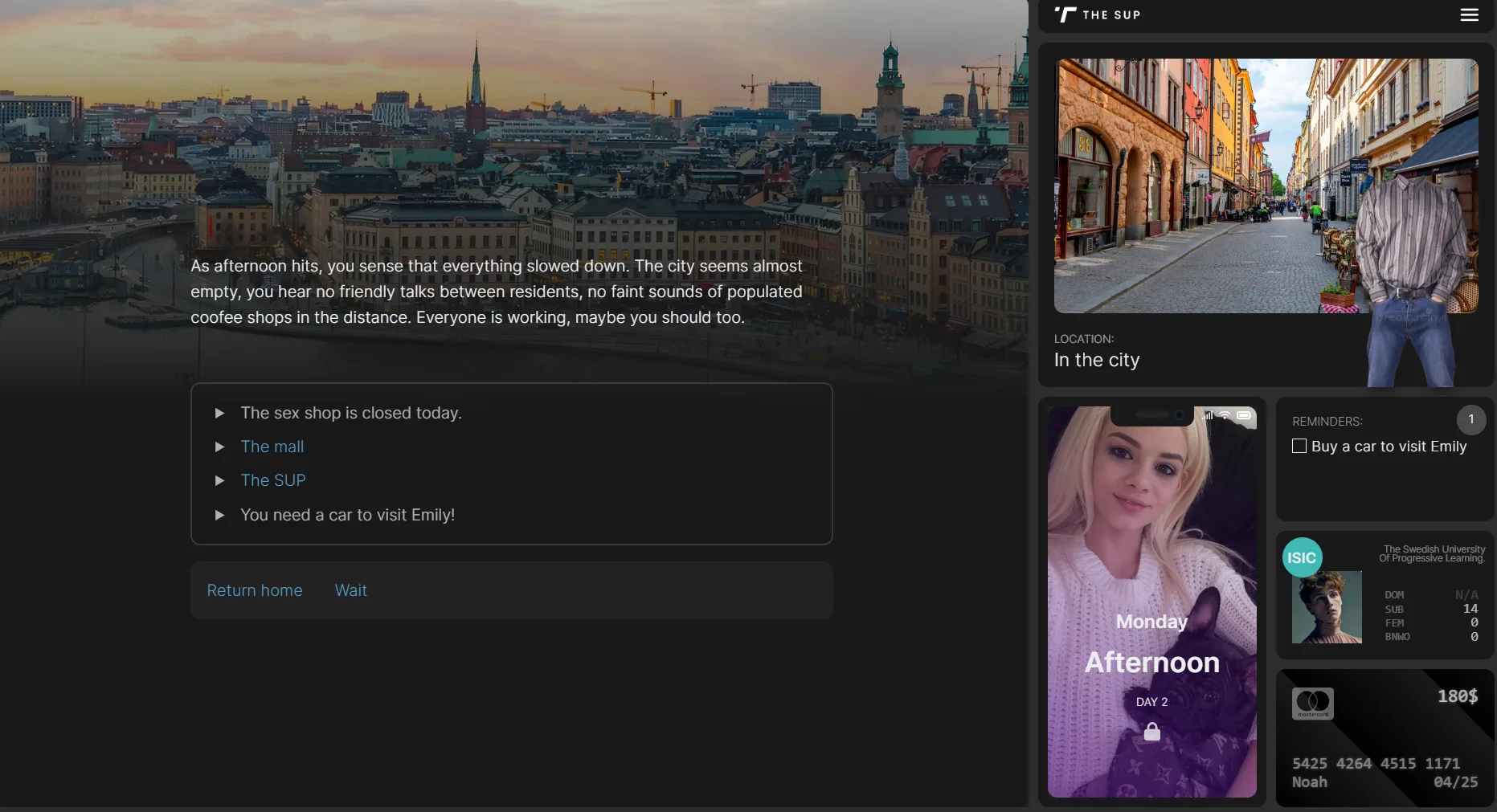 The SUP screenshot 6