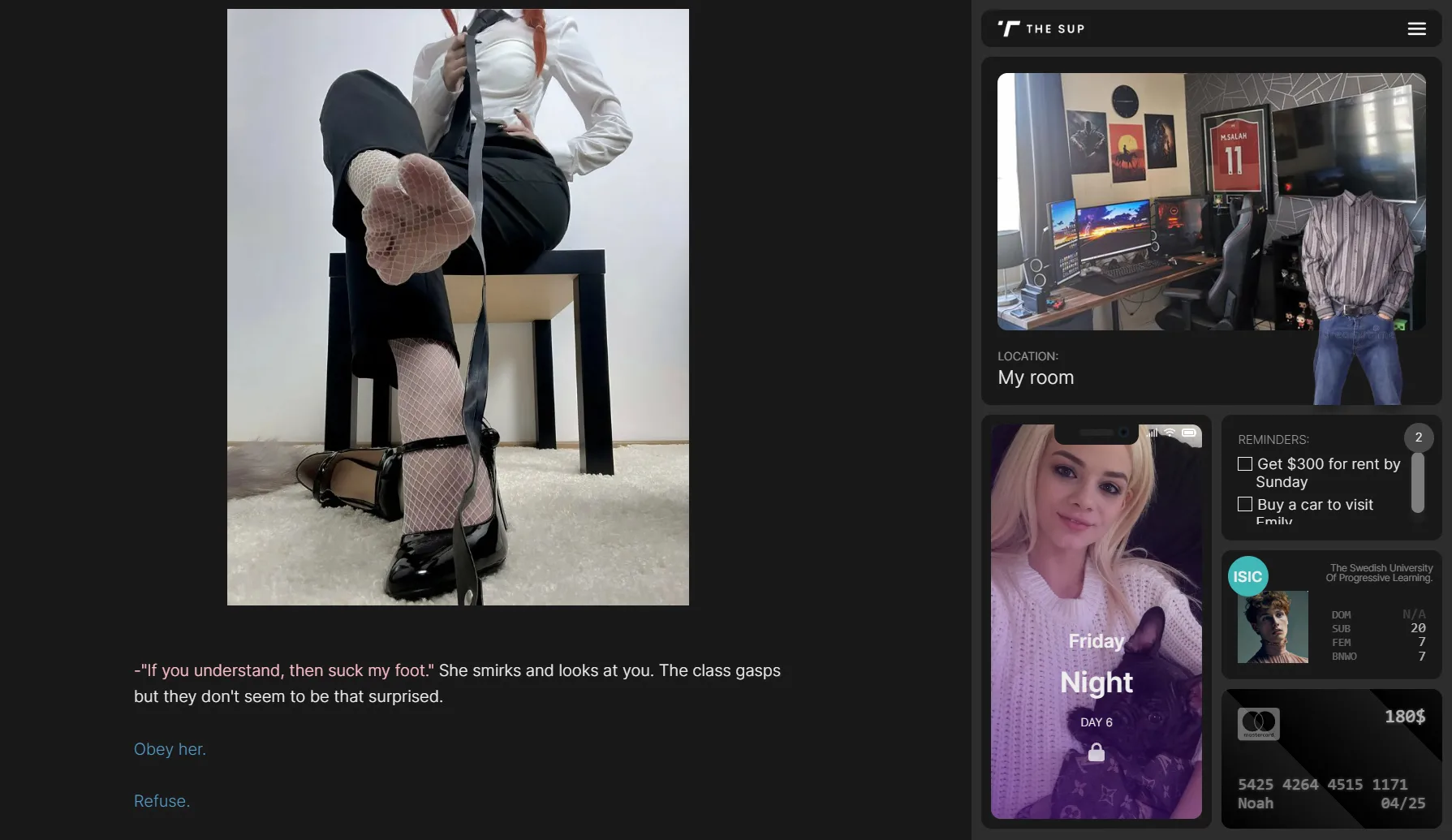 The SUP screenshot 8