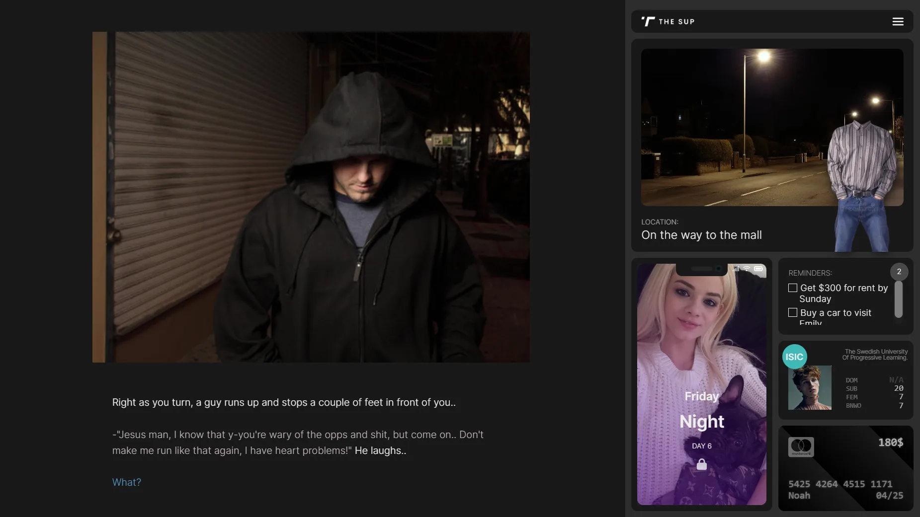 The SUP screenshot 12